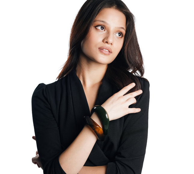 Bold Resin Statement Bangles