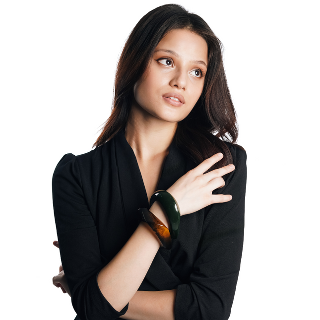 Bold Resin Statement Bangles