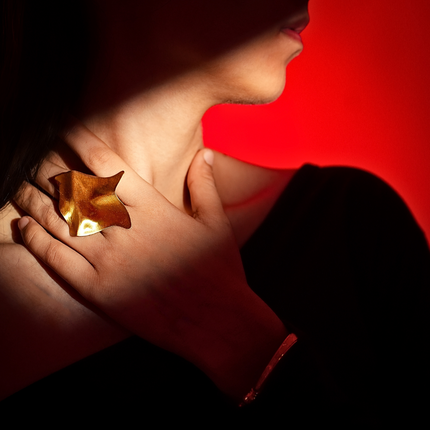Boho Brass Adjustable Ring