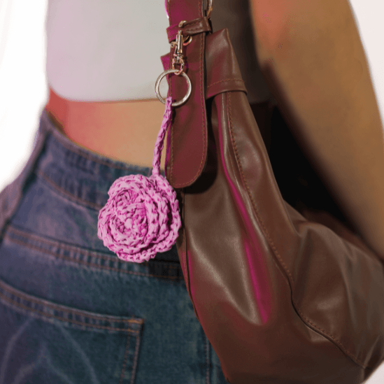 Deep Rose Handmade Charm - HASHTACK