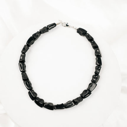 Midnight Drift Beaded Necklace | Hashtack