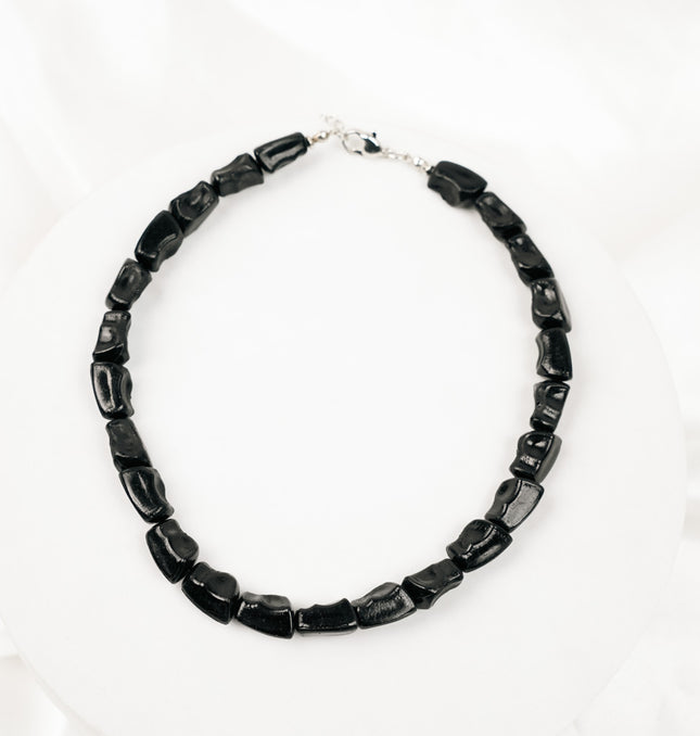 Midnight Drift Beaded Necklace | Hashtack