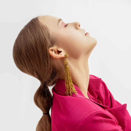 BEADED EARRINGS