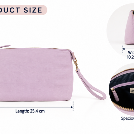 Amethyst Grace Pouch