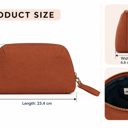 Terracotta Muse Utility Pouch