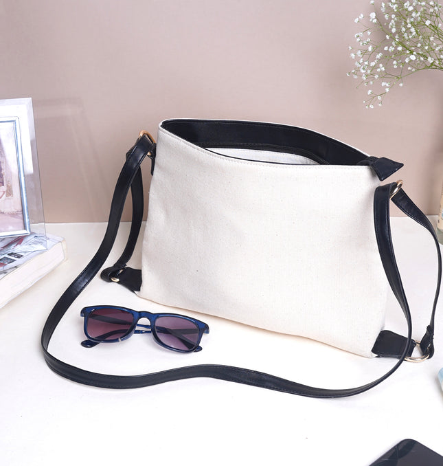 Classic Canvas Shoulder Bag Black