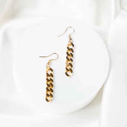 Gold Mood Chains Earrings