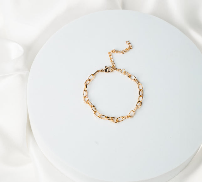 Golden Link Dainty Bracelet