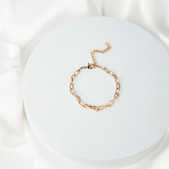 Golden Link Dainty Bracelet