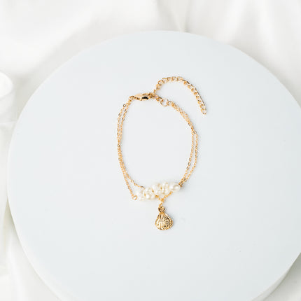 Shell Pop Pearl Bracelet