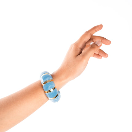 Blue Crush Stackable Bracelet