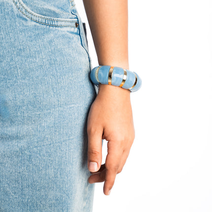 Blue Crush Stackable Bracelet