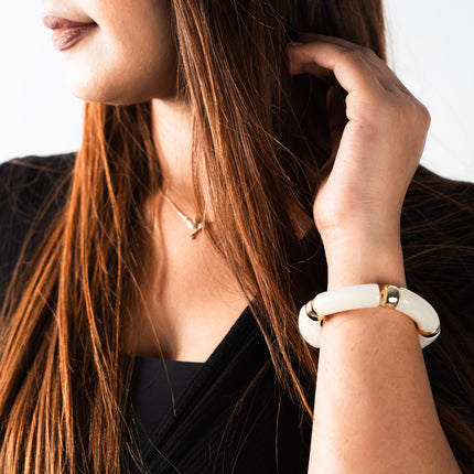 Snow Glow Stackable Bracelet