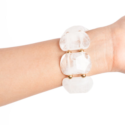 Snow Cube Stackable Bracelet