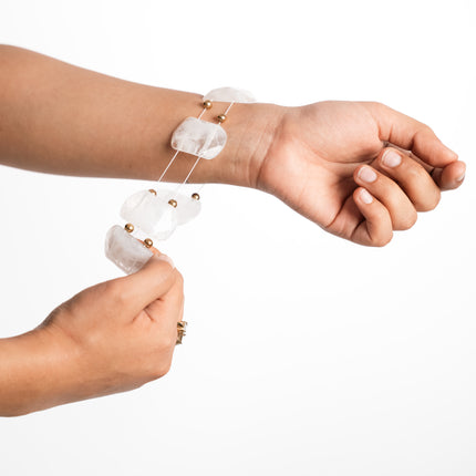 Snow Cube Stackable Bracelet