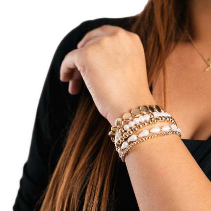 Pearl Glow Multi Stack Bracelet