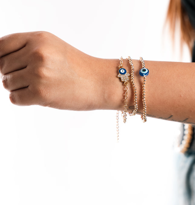 Divine Eye Layered Stack Bracelet