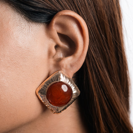 Bold Aura Resin Earrings