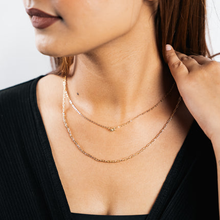 Golden Edge Dual Necklace
