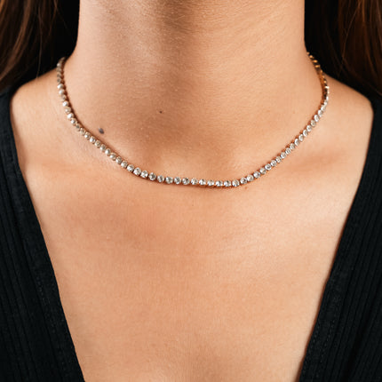 Silver Spark Necklace