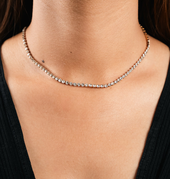 Silver Spark Necklace