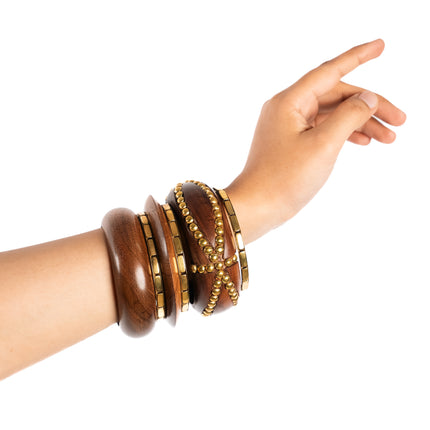Wooden Aura Bangles
