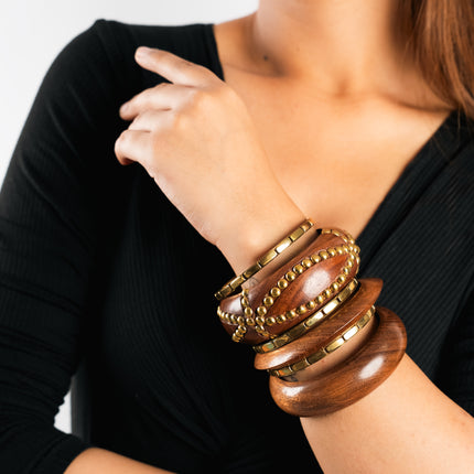 Wooden Aura Bangles