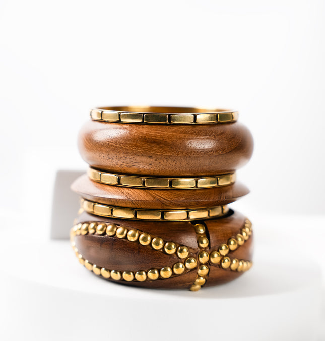 Wooden Aura Bangles