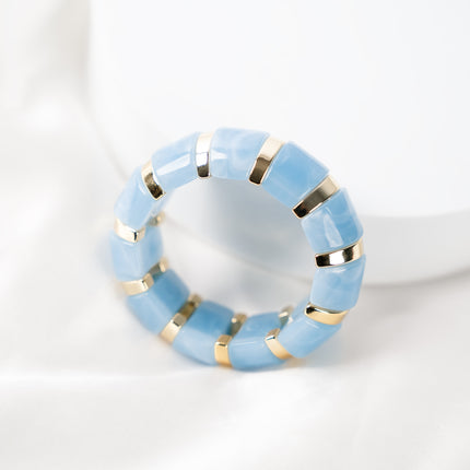 Blue Crush Stackable Bracelet