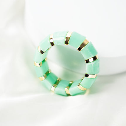 Mint Pop Stackable Bracelet
