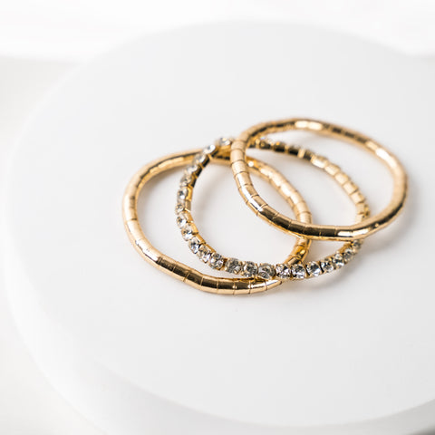 Radiance Stud Stackable Bracelet