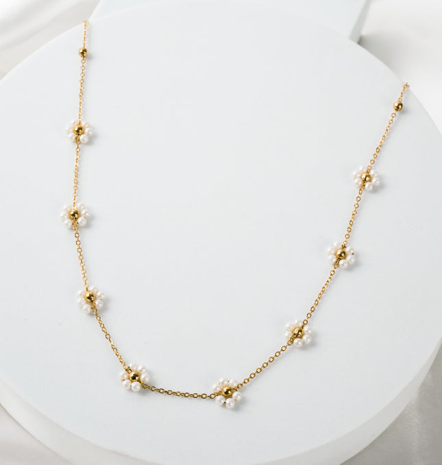 Bloom Bead Dainty Necklace