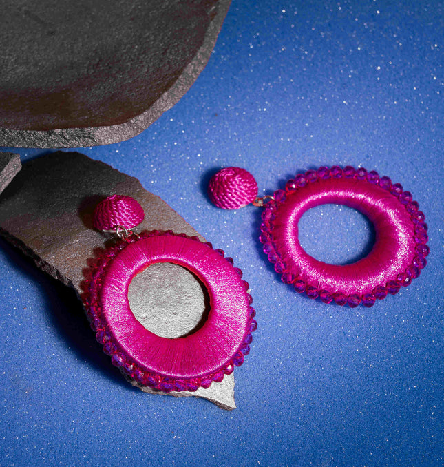 Fushia Pink Pop Up Hoops
