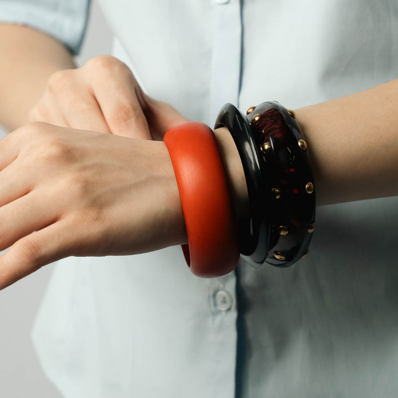 Crimson Nocturne Bangles