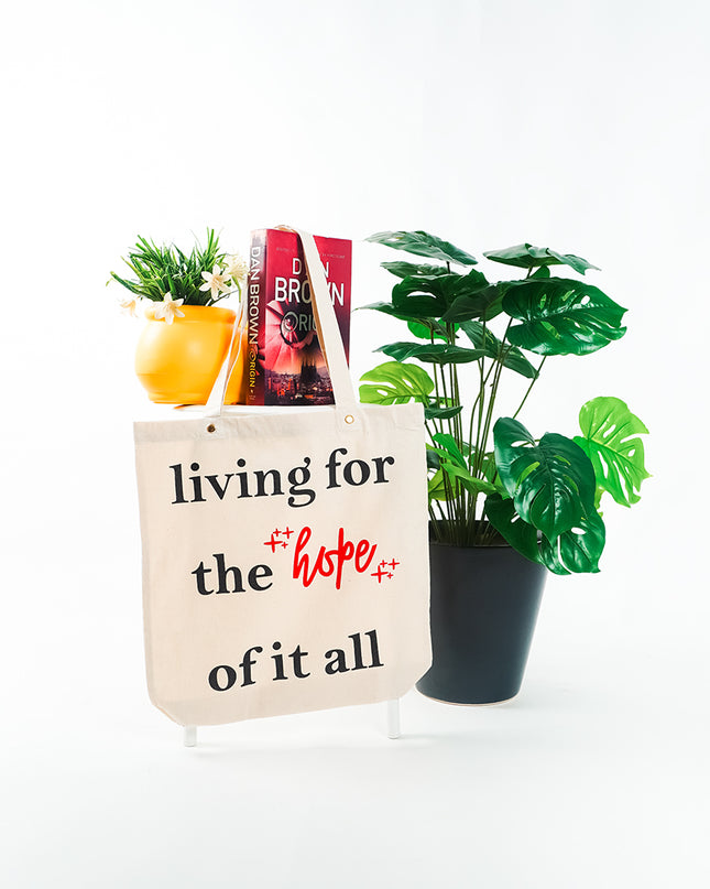 Living For The Hope Canvas Tote Bag