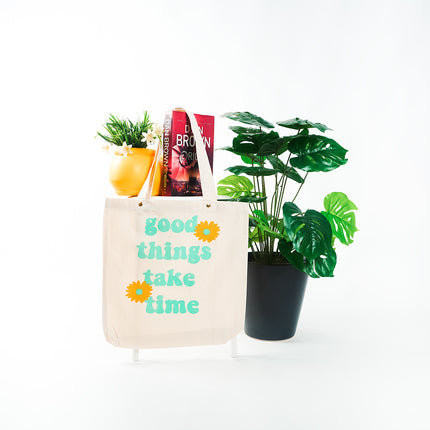 Good Things Take Time Canvas Tote Bag