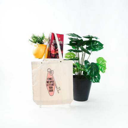 The Right Key Canvas Tote Bag