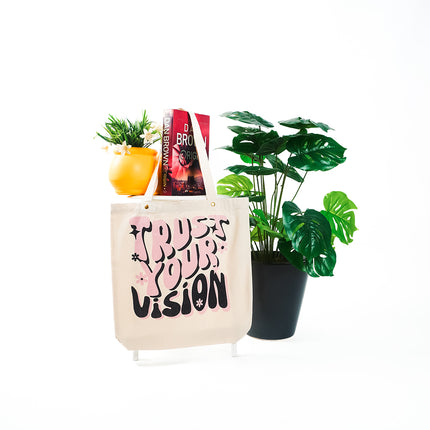 Trust Your Vision Canvas Tote Bag