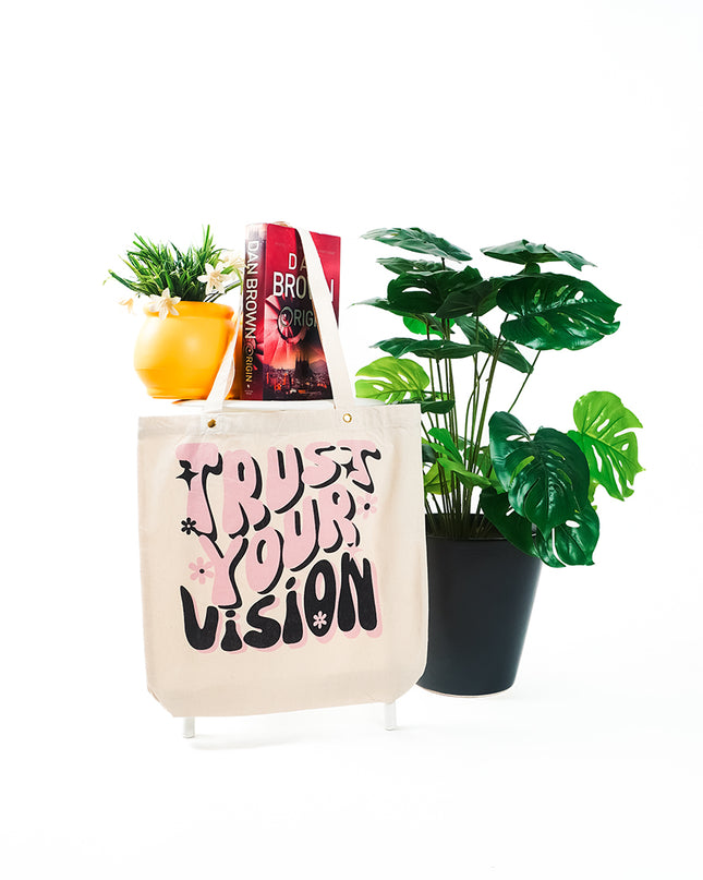 Trust Your Vision Canvas Tote Bag