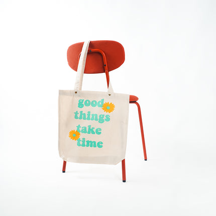 Good Things Take Time Canvas Tote Bag