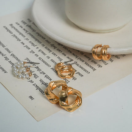 Timeless Gold Earring Set of 10