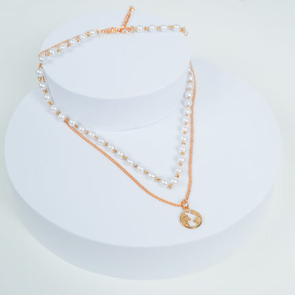 DoubleGlow Pearls Necklace