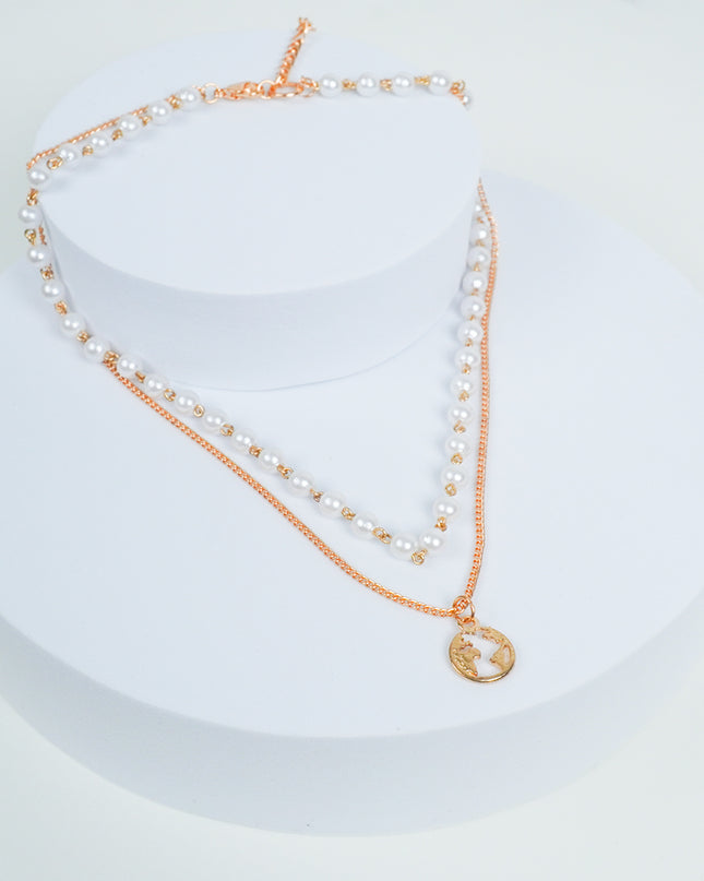 DoubleGlow Pearls Necklace