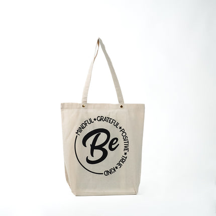 Be Positive Canvas Tote Bag