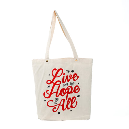 To Live For The Hope Canvas Tote Bag