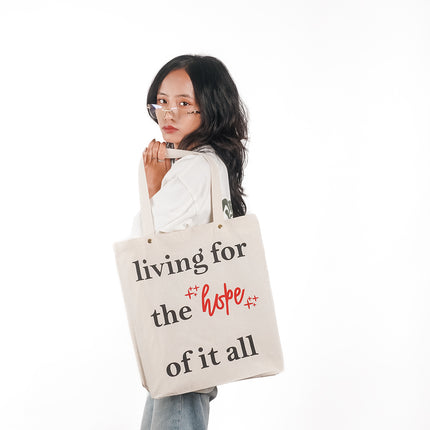 Living For The Hope Canvas Tote Bag