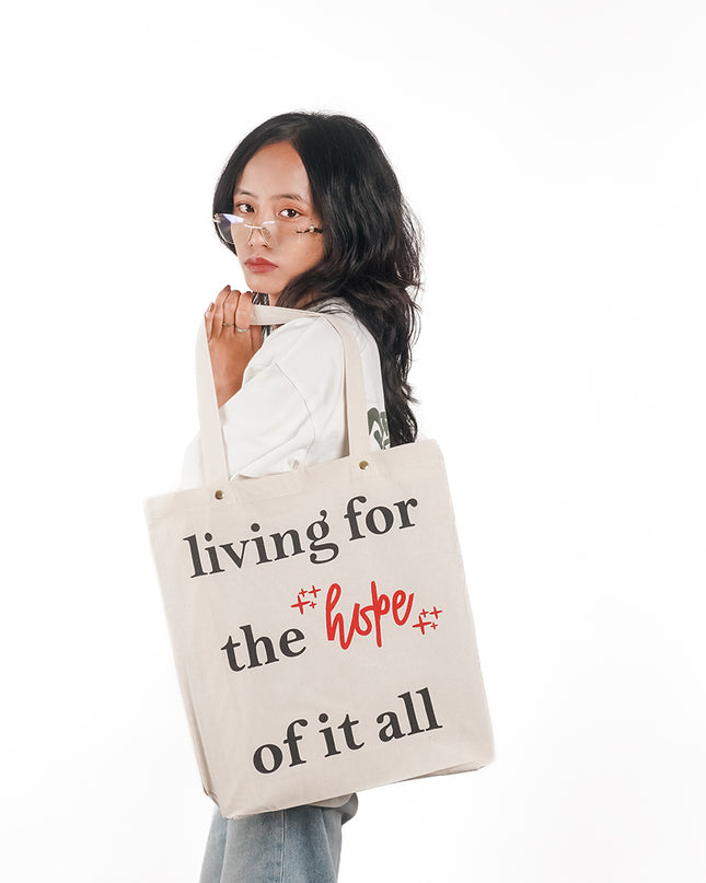 Living For The Hope Canvas Tote Bag