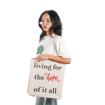 Living For The Hope Canvas Tote Bag