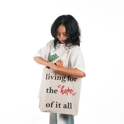 Living For The Hope Canvas Tote Bag