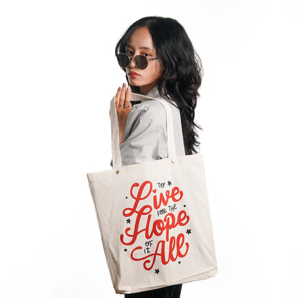 To Live For The Hope Canvas Tote Bag